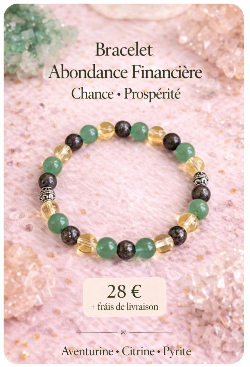 Bracelet Abondance, Chance et Prospérité